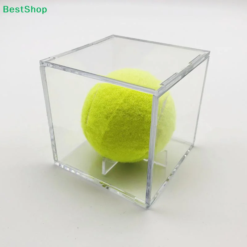 ☏Baseball Acrylic Box Acrylic 80*80*80 Transparent Baseball Storage Collecting Box Golf Ball Display Box