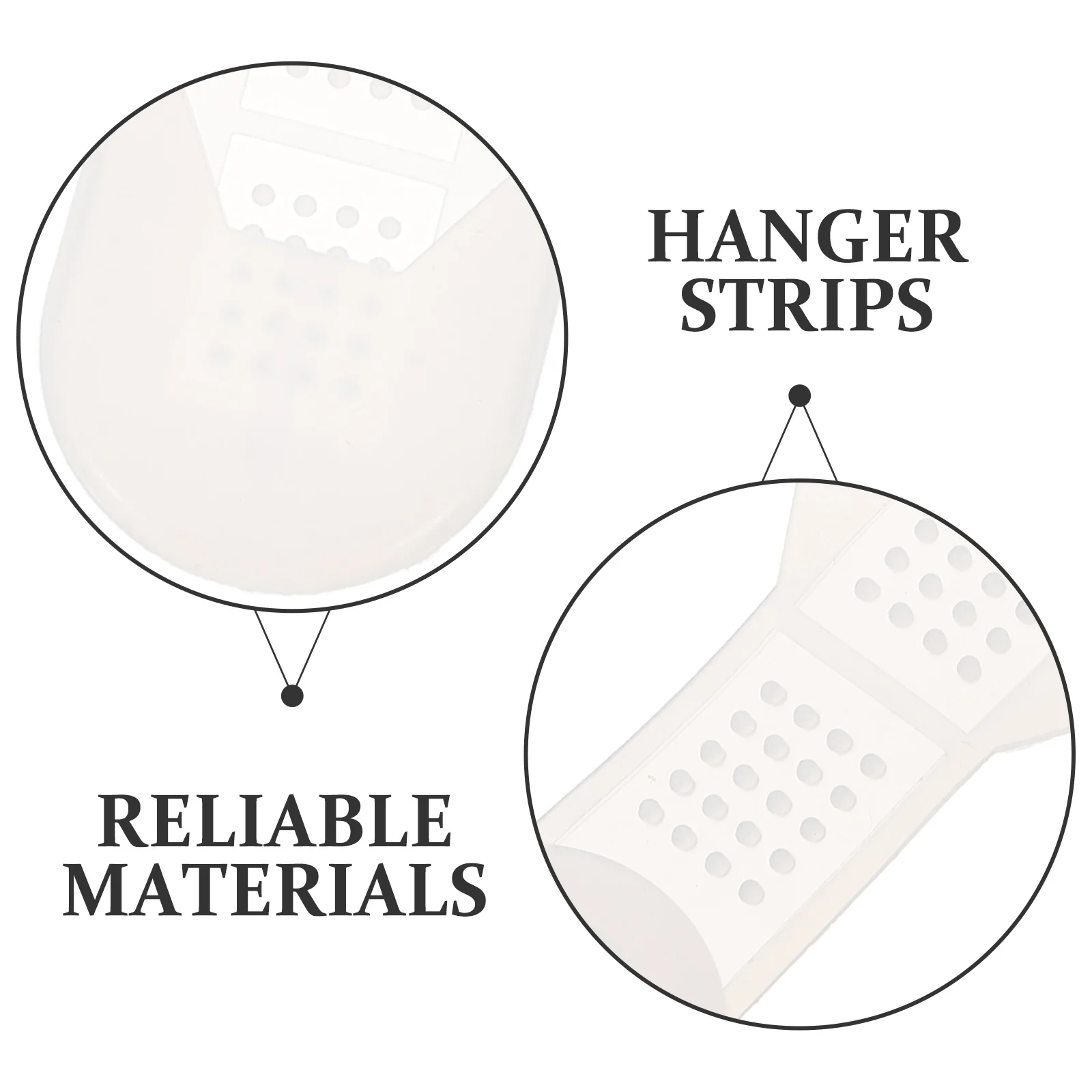 

10Pcs Non-Slip Clothes Hanger Grips Stable Anti-Skid Strips for Wooden Plastic Hangers Household Closet Supplies