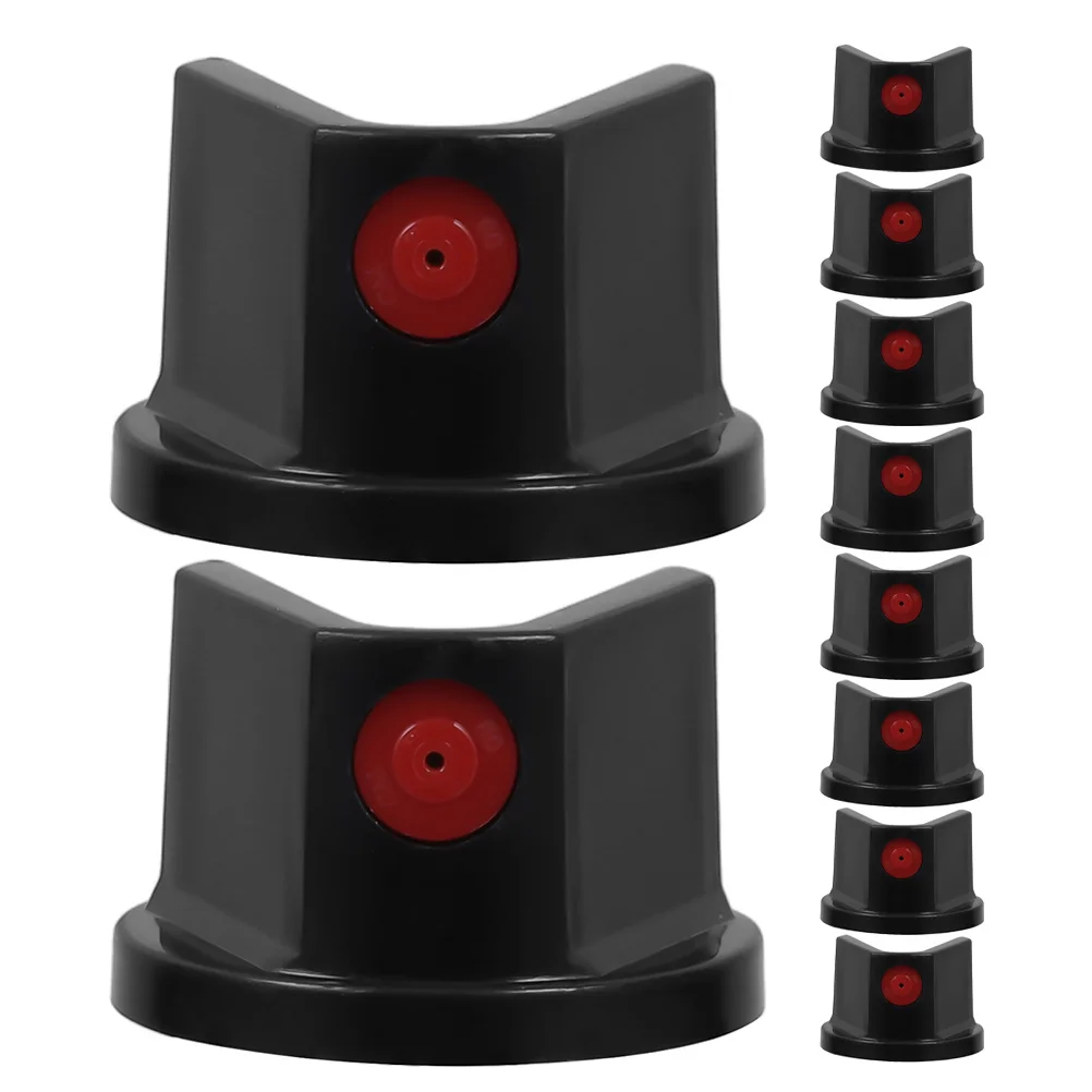 10pcs Paint Nozzle Caps For Graffiti Replacement Quick Detach Small Spray Tip Leak-Proof Durable Accessories For Diy