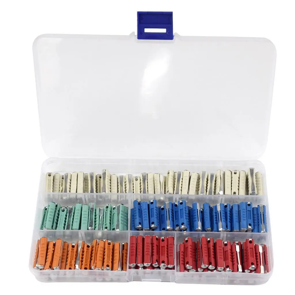 Torpedo /Plastic Type Fuses Assorted x 200pcs 5A-25A