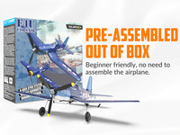 EXHOBBY Volantex New Mini 400mm 761-8 Blue RTF RC Airplane