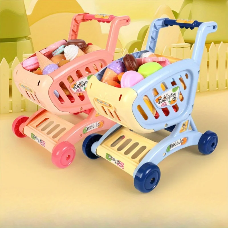 Snack di frutta simulati Giocattoli per bambini Casa da gioco media Giocattoli per lo shopping Bambini Giochi di finzione Giocattolo da supermercato per regalo per ragazza per bambini