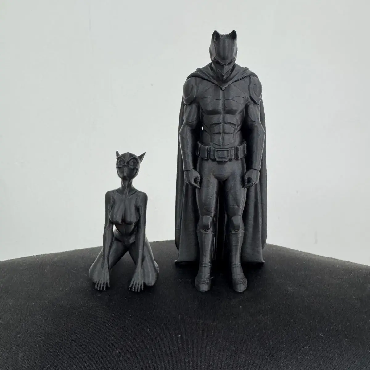 3D Printed Muscular Gotham Figurine Modern Desk Edge Ornament bodybuilding Style Tabletop Statue Collectible Gift for Boyfriend