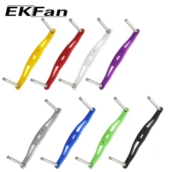 EKFAN 110MM 8MMX5MM Holes Aluminum alloy Fishing Handle for Daiwa Baitcasting Reel Knob 7X4X2.5MM Bearing Parts Accessory