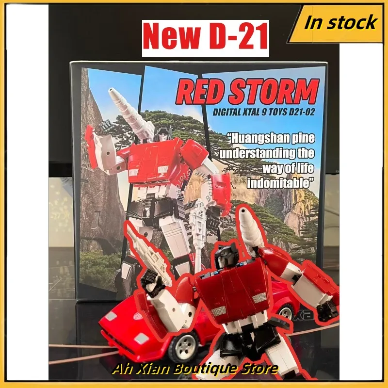 

【New】DX9 Transformation D-21 D21 2.0 18cm Red Storm G1 Sideswipe D21 MP Robot Scale Figurine Gift Toys Moving Model Figure