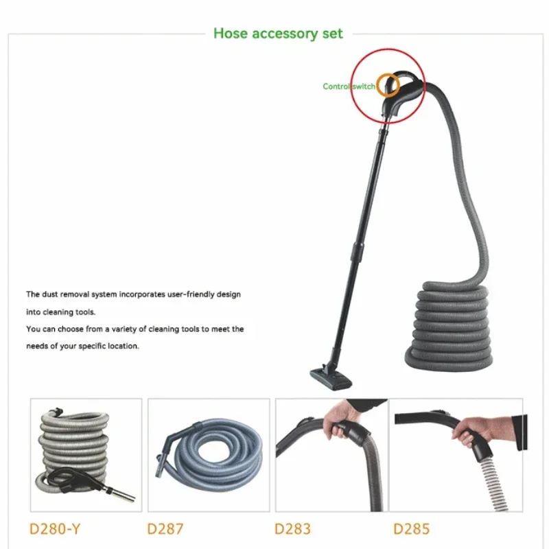 

2026 Горячая новинка: Встраиваемая центральная система пылесосования для удаления шерсти животных OEM/ODM для вилл