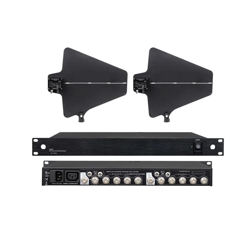 

Professional 5CH Directional Antenna Amplifier For Wireless Microphone