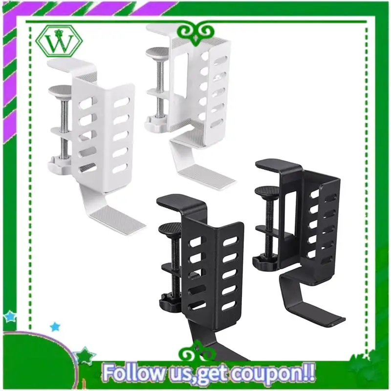 

Reliable-Desk Side Laptop Mount,Hanging Laptop Holder For Office Home Clamp On Desk Side Storage Organizer For Laptops
