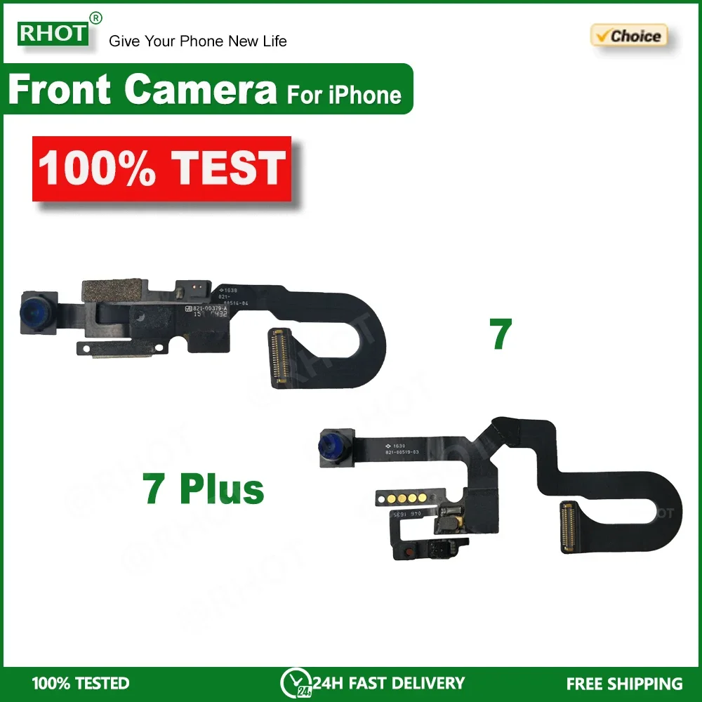 

100% Tested TOP Front Camera For IPhone 7 7 Plus Front Camera Flex Cable For iPhone 7 Front Camera Flex Cable Repair Lens Parts