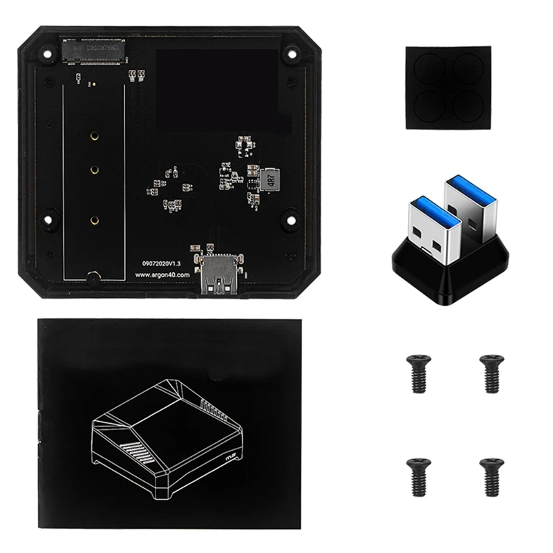 For Argon ONE M.2 Expansion Board USB 3.0 To M.2 SATA SSD Adapter For Raspberry Pi 4 Model B Base For Argon ONE Case