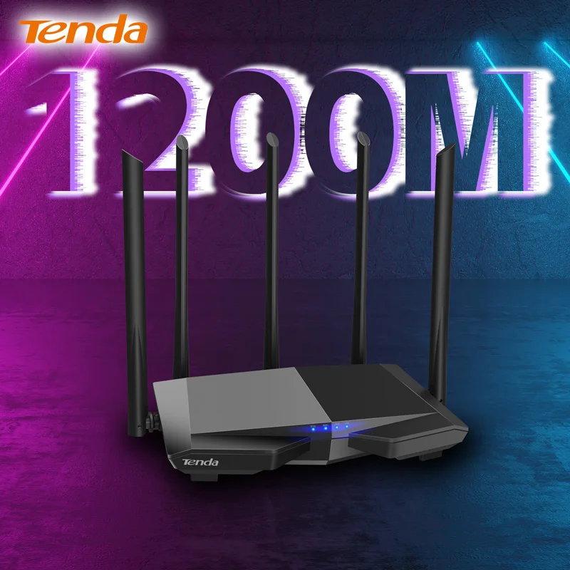 Tenda AC1200 Dual-Band Wireless Router Wifi Repeater Wider Coverage  AC7 Wifi Extender Wi-Fi 802.11ac 1200M