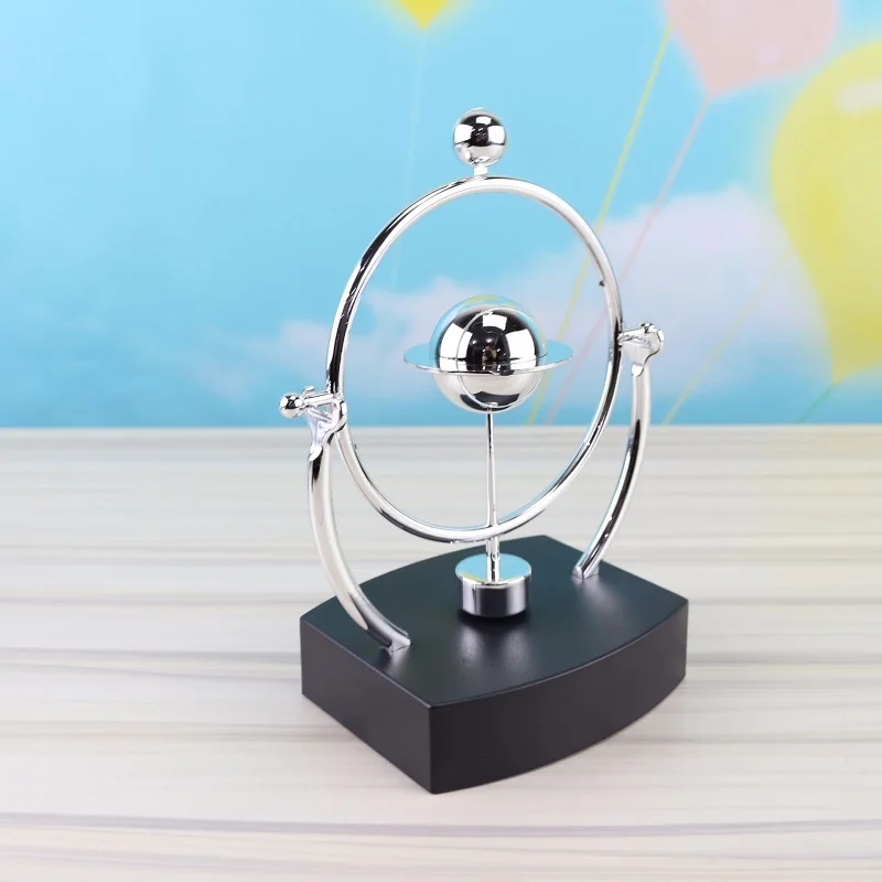 Small Planet Perpetual Motion Instrument Physical Science Magnetic Chaos Decoration Ornament Home Crafts Astronomical Instrument