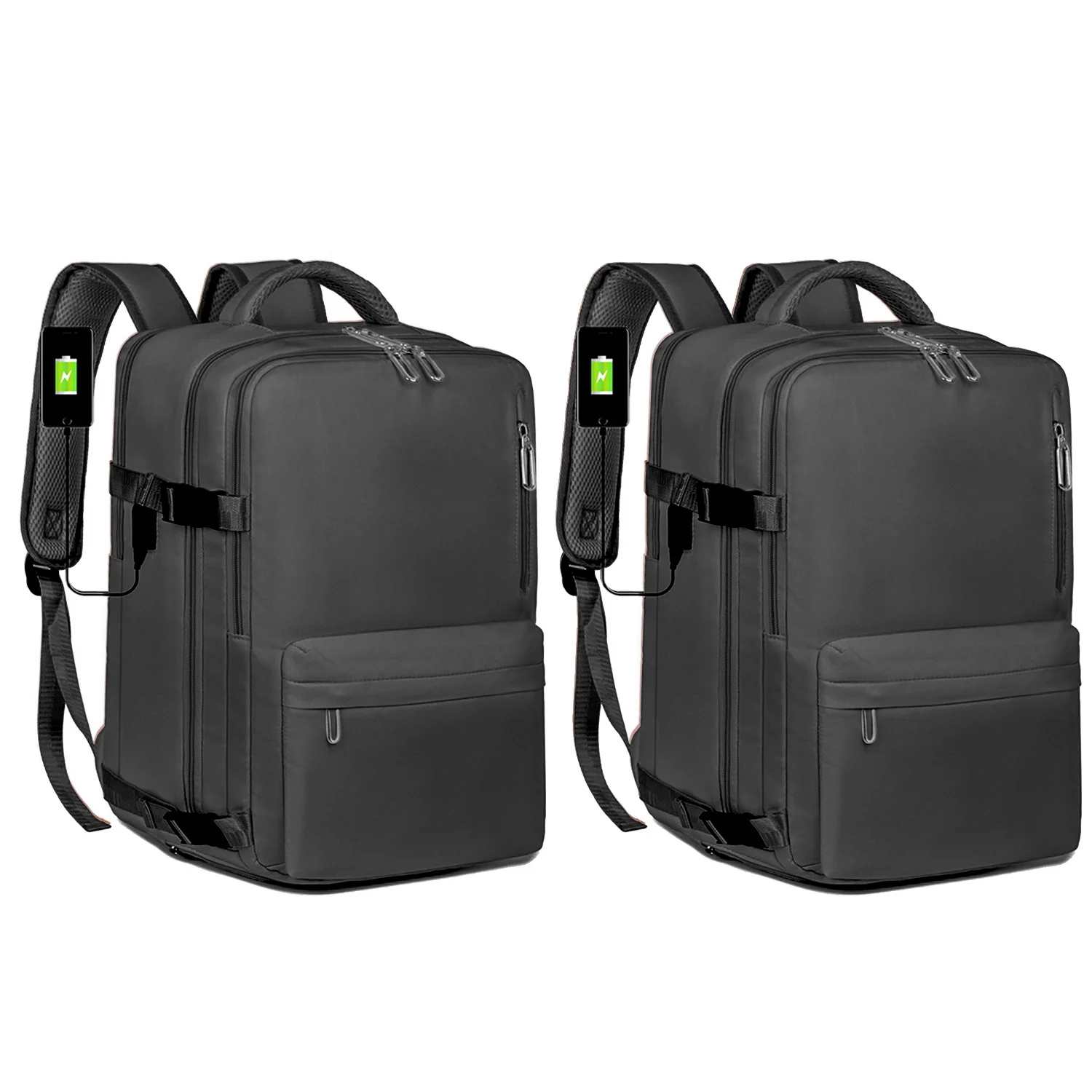 

Travel Backpack Large Capacity Cabin Travel Bag Laptop School Book Bag with Usb Charging Port for Men Women Waterproof