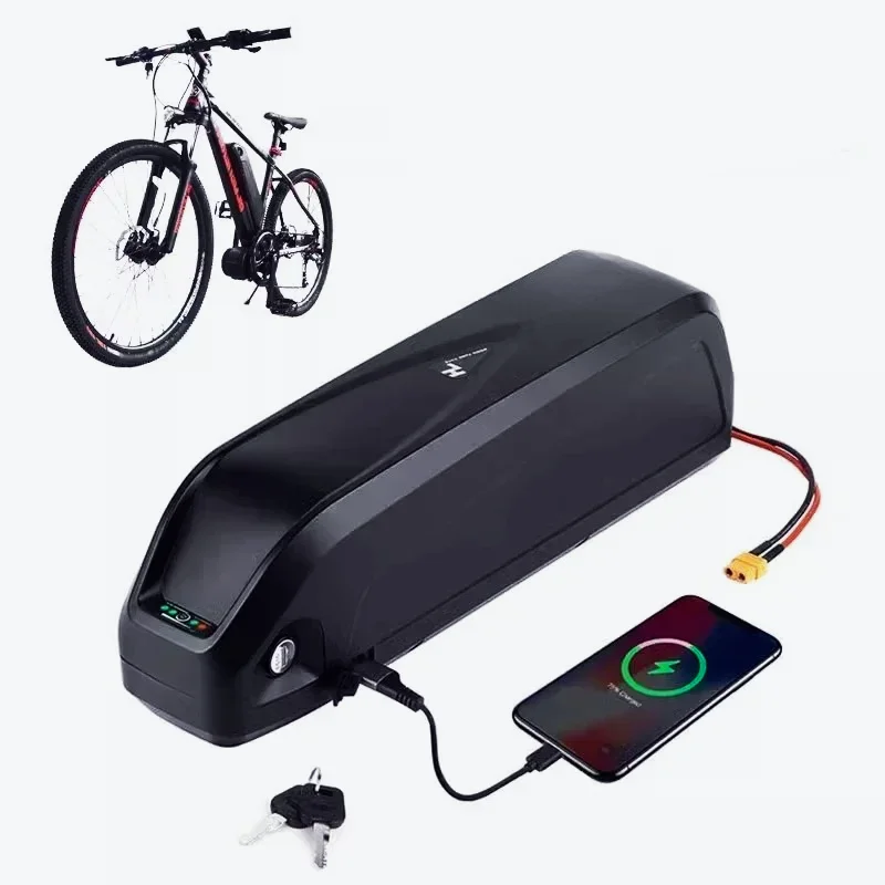 

10S6P 60PCS 13S6P 78PCS Hailong Battery 36V 48V 52V Lithium Battery Pack with Charger For 250W-1500W 18650 lithium battery