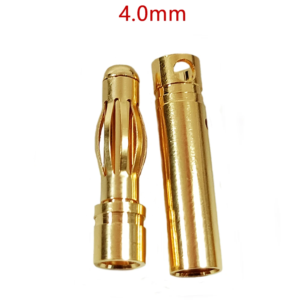 2.0mm、3.5mm、4mm、5.5mm、6mm、8mmのバレットバナナプラグ金メッキオス・メスコネクタ（RCモーターESCアクセサリー用）を大量に仕入れる