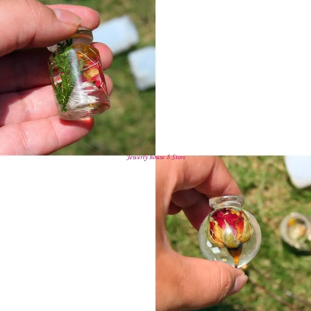 

Small Bottle Storage Box Mold Resin Epoxy Silicone Mold Pendant Jewelry Casting