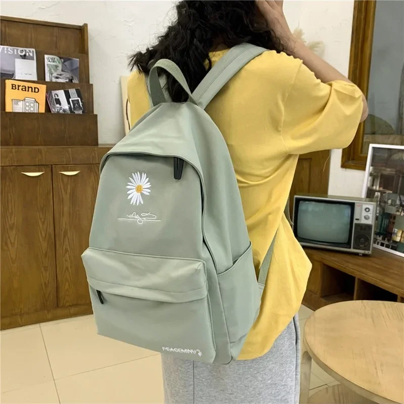 High School Bags for Girl Teenage College Student Schoolbag Light Backpack Women