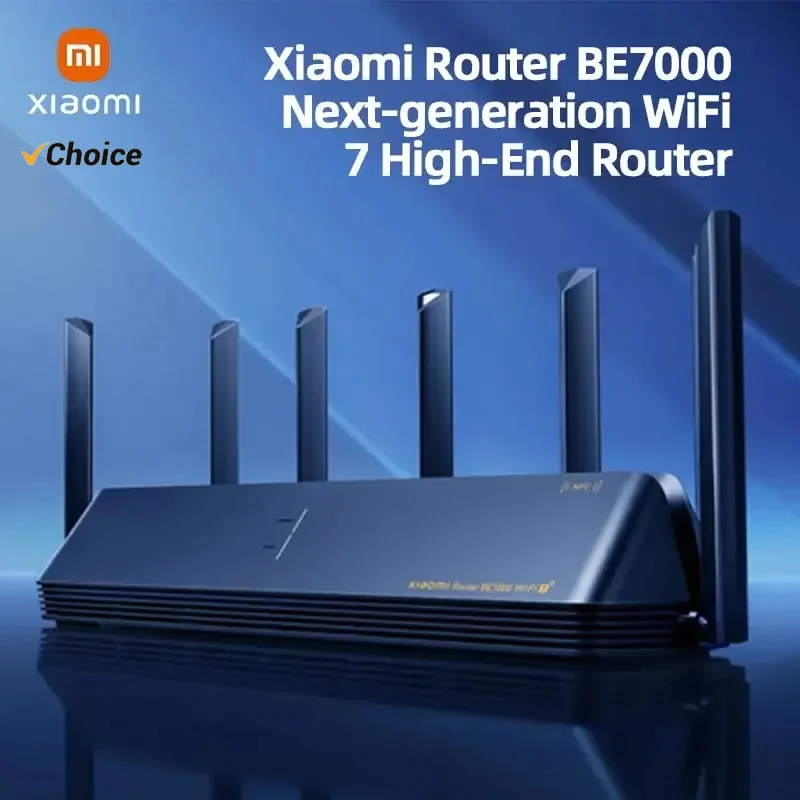 Original Xiaomi Mi Router BE7000 Tri-Band WiFi Repeater VPN 1GB Mesh USB 3.0 IPTV 4 X 2.5G Ethernet Ports Modem Signal Amplifier