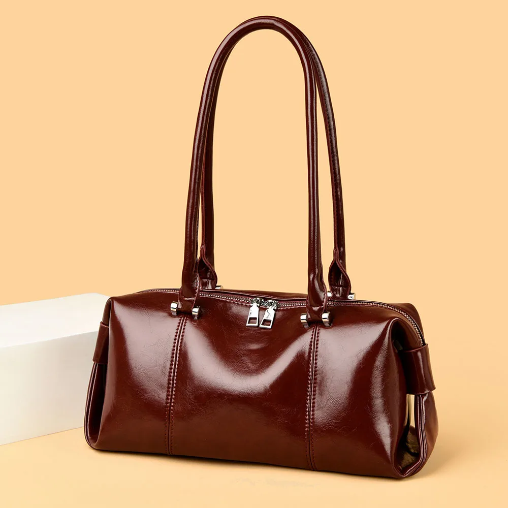2026 Women's Large Capacity Handbag Simple Design Shoulderbag New Fashion Solid Color Bag Portable Daily Bags For Women