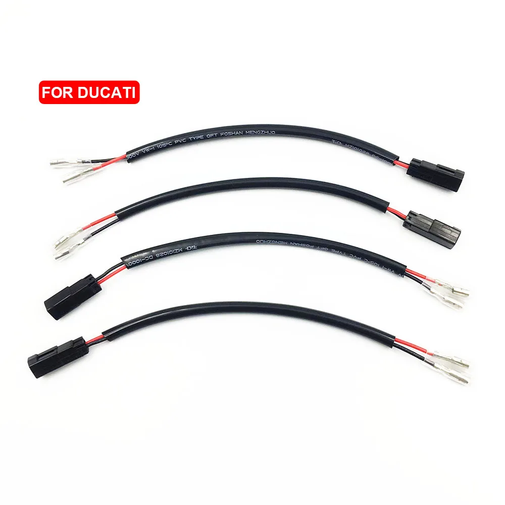 For Ducati Turn Signal Wire Adapter Indicator Connectors Blinker Cable Plug Wiring Harness Monster Motorcycle Accessories