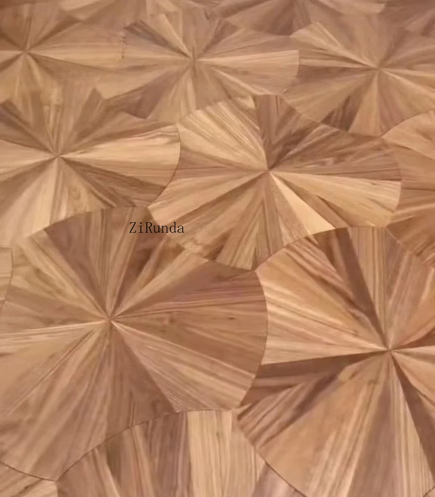 نسخة مخصصة من أرضيات البلوط الأبيض، باركيه خشبية فاخرة صديقة للبيئة مقاس 15 مم، بلاط خشبي حديث هندسي