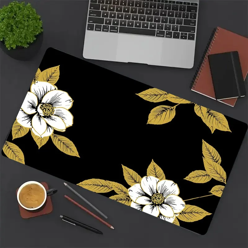 Extended Gaming Desk Mat Mouse Pad Cloth Surface Non Slip Rubber Base Mousepad for PC Laptop Keyboard Office Desk Setup