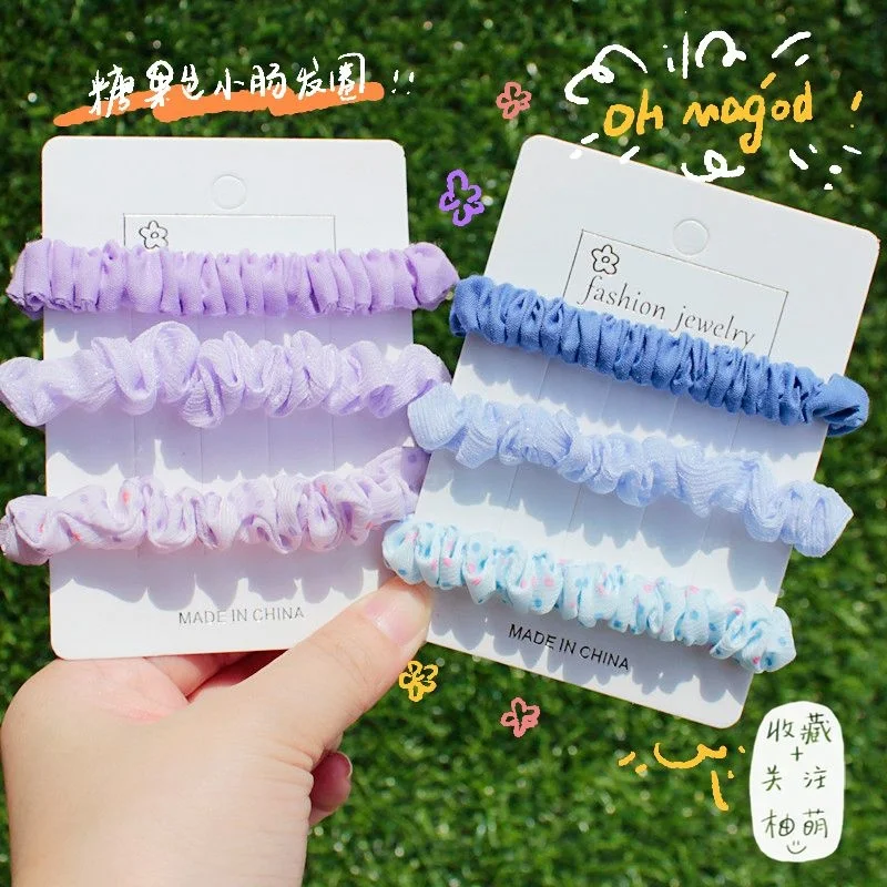 Student children Women Girls Simple Basic Elastic Hair Bands Headband Nylon Elastic Hair Band Headwear Hair Accessories Gift