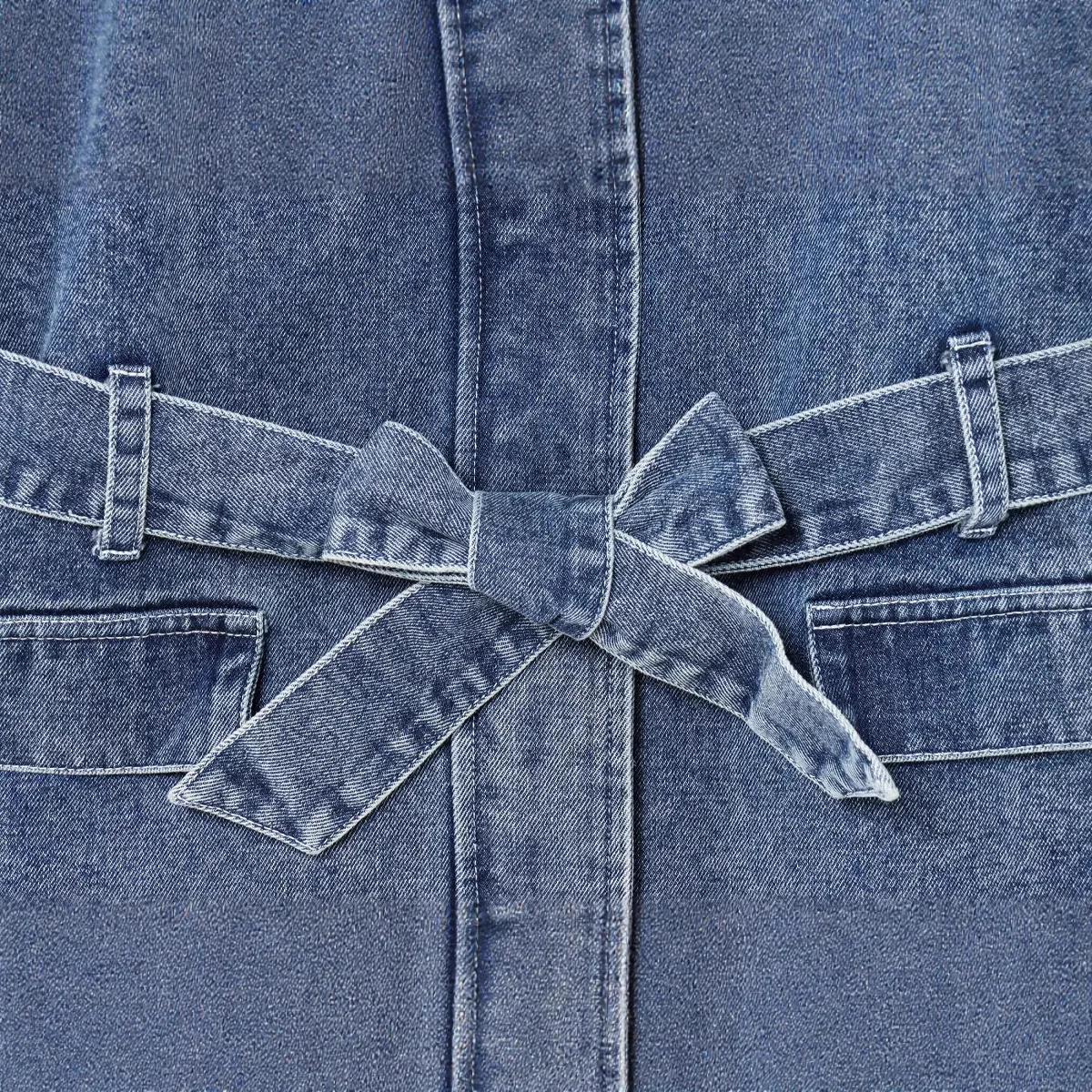 Giacca di jeans da donna Primavera Estate Stile europeo americano Manica lunga Cintura in vita Top L420554