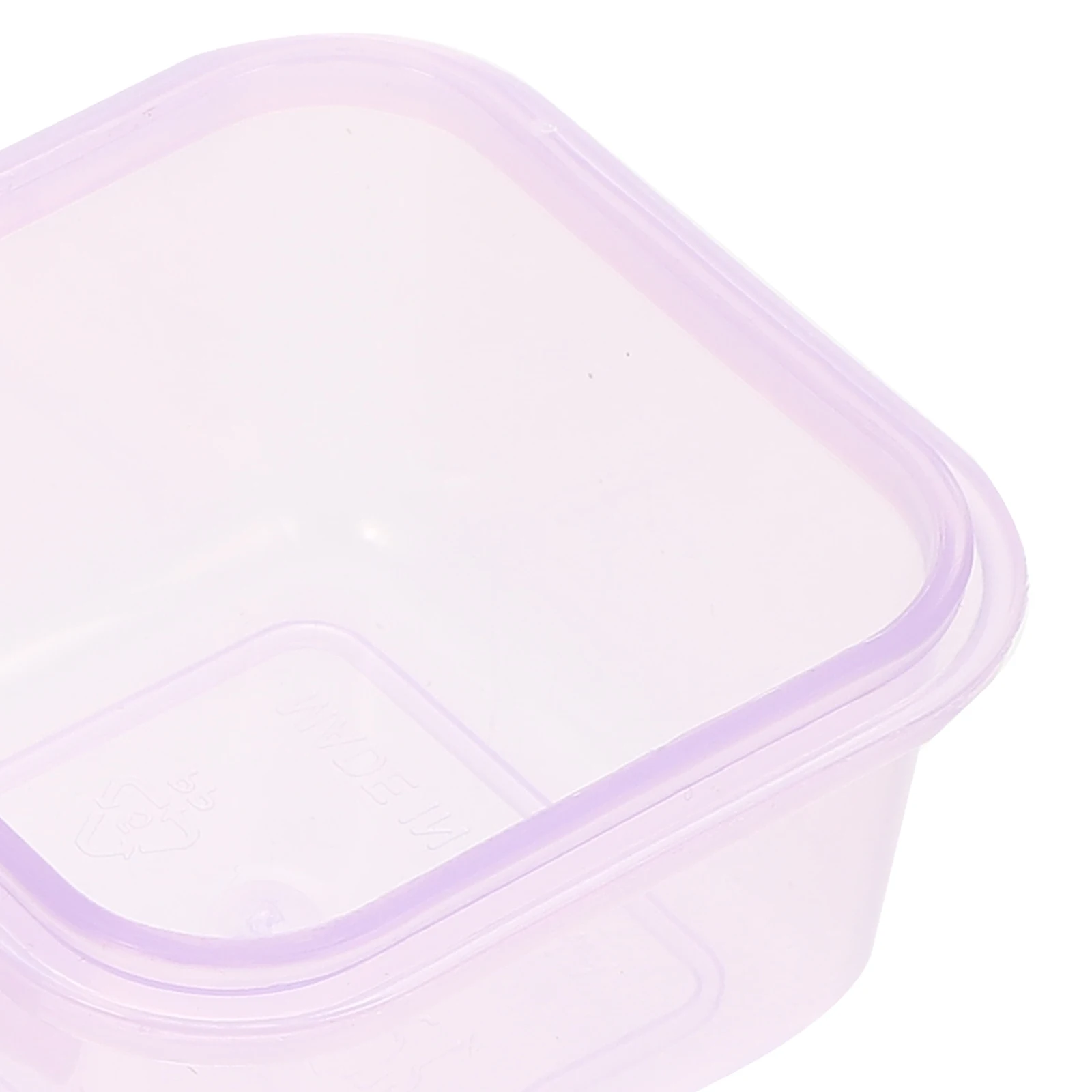 

6Pcs Travel Condiment Boxes Transparent Material Salad Dressing Container Dipping Bowls for Picnic Lunch