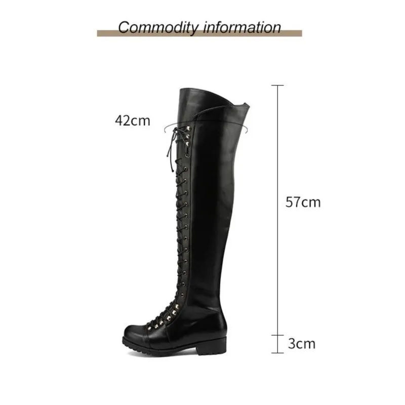 

Autumn and Winter New European and American Women's Boots Cross Strap Over Knee Long Boots Knight Boots