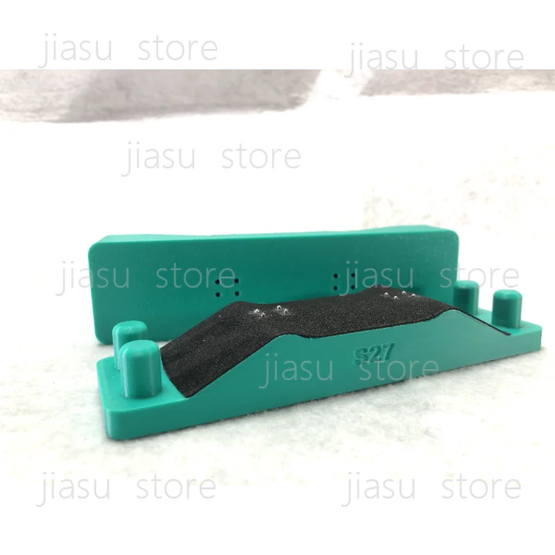 

Finger skateboard Professional Fingerboard Mold S27 - Concave Shape with Metal Bumps for DIY Tech Deck Making, Beginner Kit