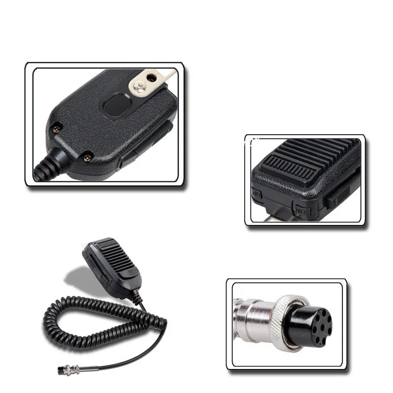 

HM-36 Handheld Microphone 8 Pin Speaker PTT Mic For ICOM HM36 IC-718 IC-775 IC-7200 IC-7600 IC-25 IC-28 IC-38 Car Mobile Radio