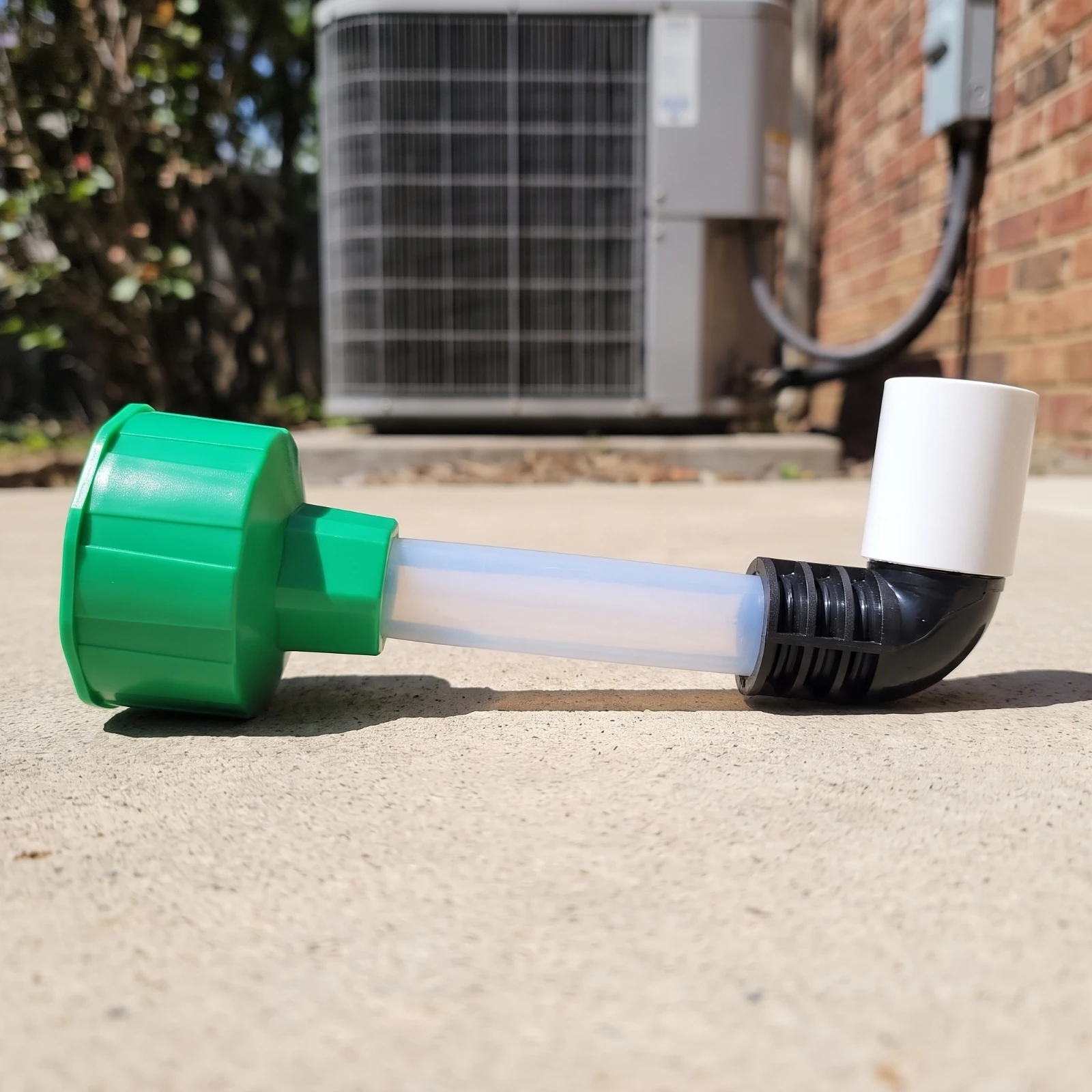 Clear Tube HVAC Drain Tool Durable Vacuum Attachment Thorough Drain Line Cleaning for Home AC Maintenance