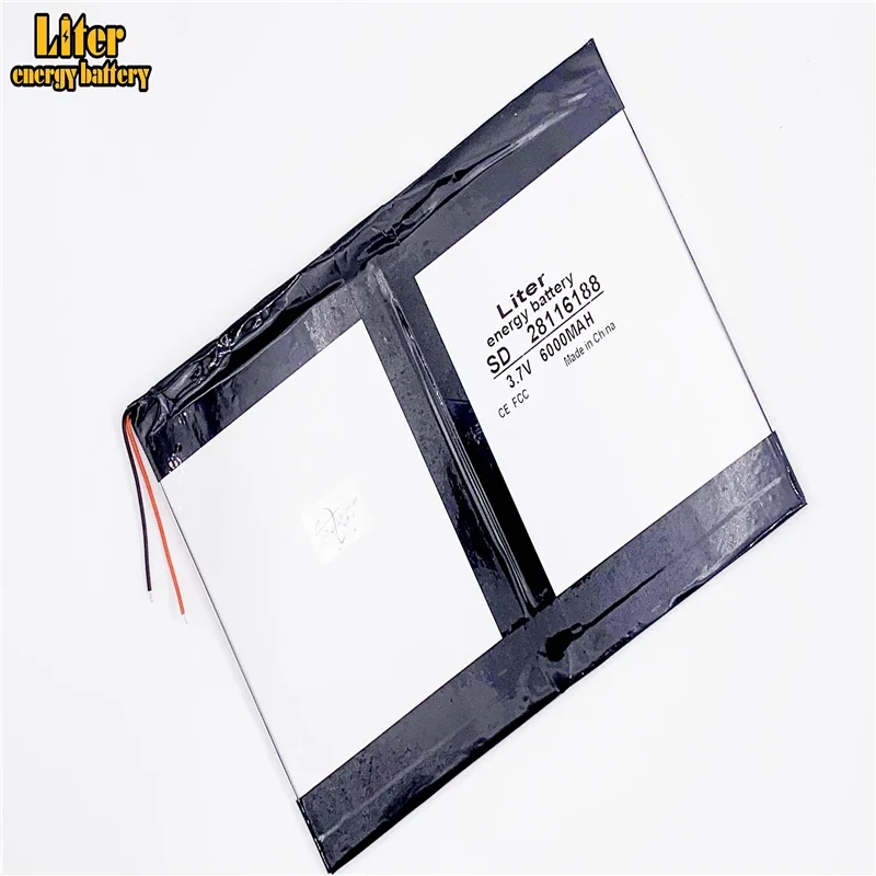 

28116188 3.7V 6000MAH 30115190 Universal Li-ion battery for tablet pc 9 inch 10 inch 11 inch