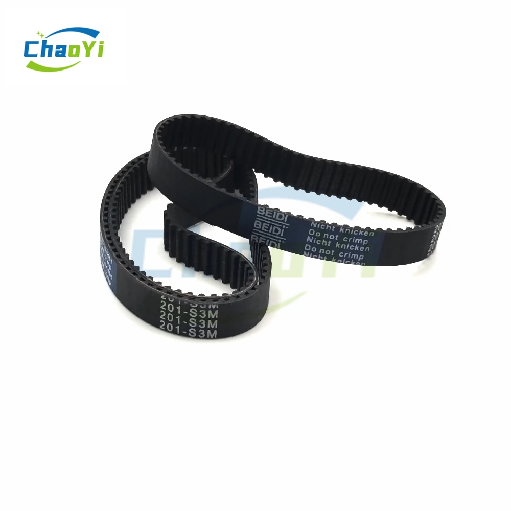 S3M Rubber Timing Belt Length 87 96 102 108 111 114 117 120 123 126 129 135mm Width 6/9/10/15/20mm Synchronous Toothed Belt