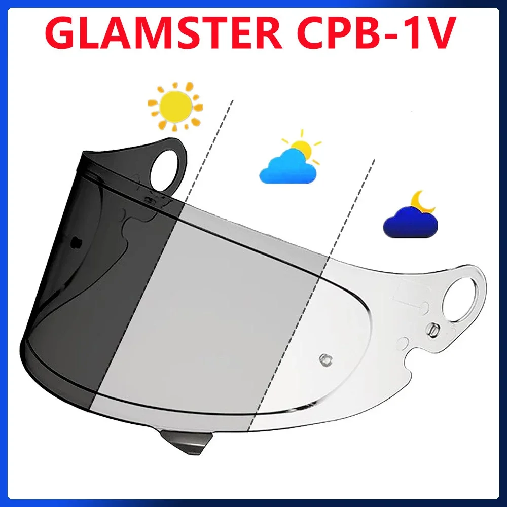 

Фотохромные линзы для шлема, Защитные Линзы Для SHOEI GLAMSTER CPB-1V Cascos Para Moto