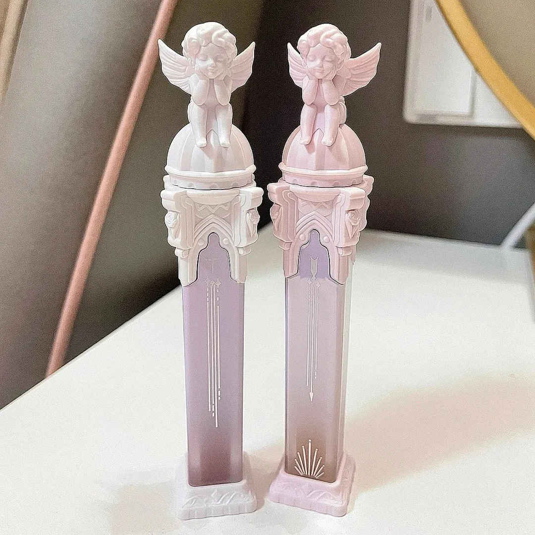 Flower Knows Little Angel Velvet Matte Lipstick Lip Mud Dried Rose Color Long Lasting Soft Texture High Pigment Korean Makeup