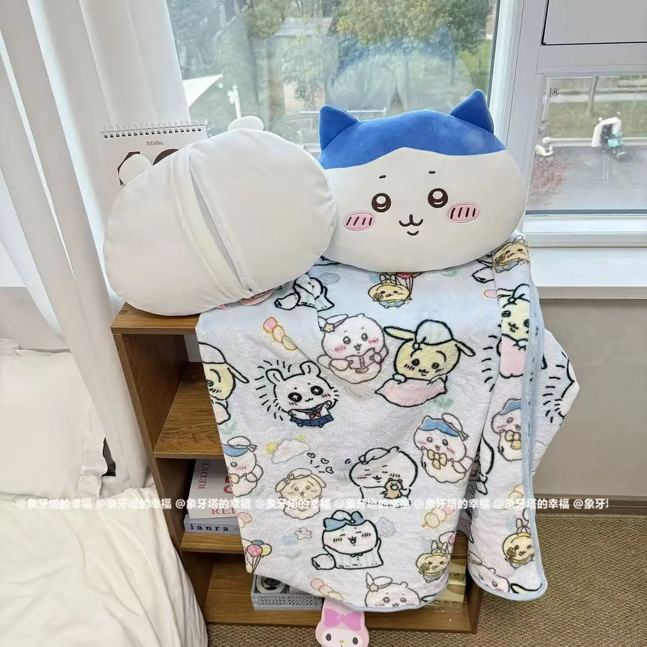 Anime Comic Chiikawa Peluche Hachiware Usagi Bambola Momonga Kurimanju Rakko Giocattolo Cuscino Coperta Shisa Kawaii Morbido Cuscino Cuscino Per Bambini