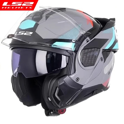 Ls2 Ff910 Fibra De Carbono Advant Flip Up Modular