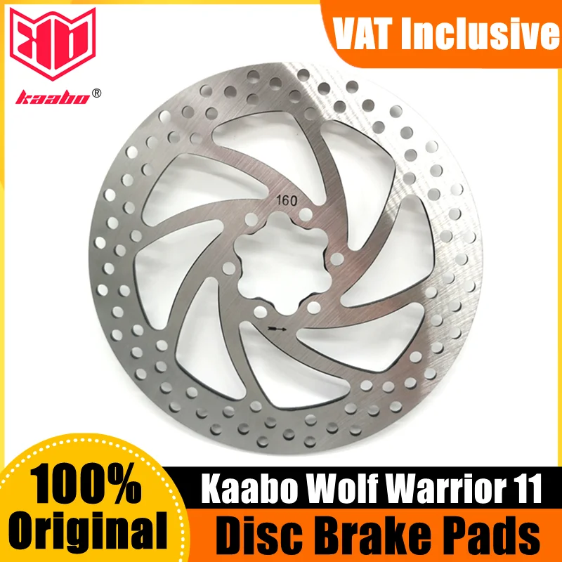 Original 145mm 160mm Brake Disc Parts For Kaabo Wolf Warrior 11 Kaabo Wolf King+ Warrior/King GT GTR Electric Scooter Accessorie