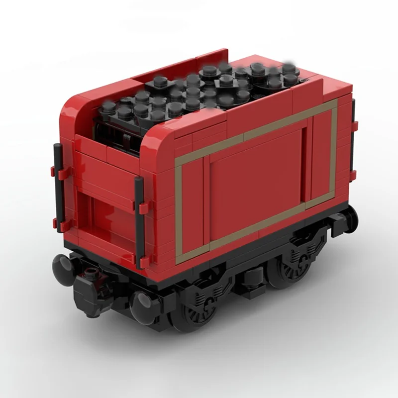 144pcs MOC Red Tender With Battery And Motor For Harry Potter Model Building Blocks Architecture Toy Christmas Gifts Brick Kids