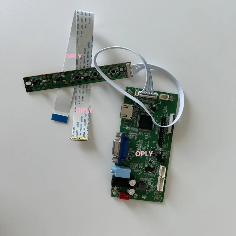 

Kit for LP133WF4-SPA1 LP133WF4-SPA5 LP133WF4-SPD1 13.3" 1920×1080 EDP Controller Board Audio HDMI-Compatible VGA DIY LED Screen