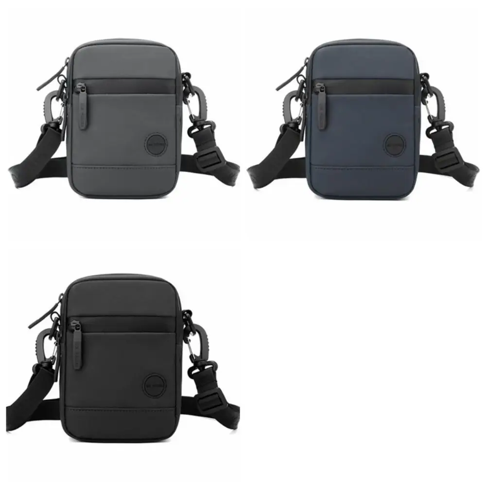 Casual Square Men Crossbody Bag Single Shoulder Multi-Pockets Men Chest Bag Anti Splash Multifunctional Nylon Fanny Pack Outdoor