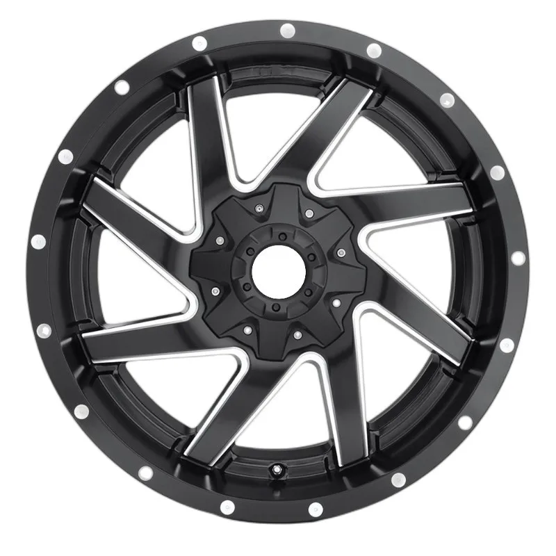 

Alloy Forged Wheels 18 19 20 21 22inch 5x114.3 CNBHRC Offroad Beadlock Platinum Machined Face Custom For Jeep Wrangler