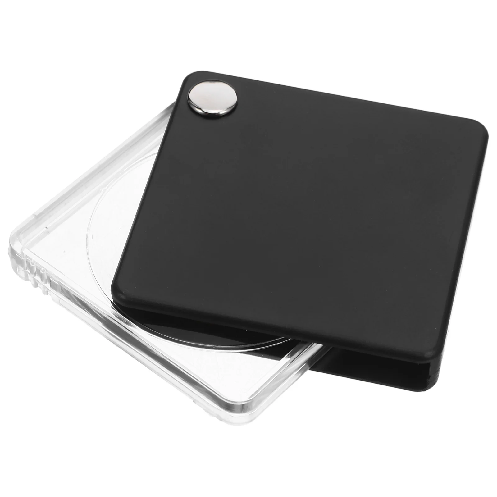 

Square Mini Folding Pocket Magnifier Lightweight Portable Reading Magnifier for Jewelry Coins Books Repair Inspection
