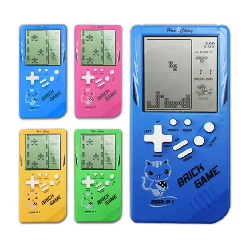 Mini Tragbare Klassische Retro Handheld Spielkonsole 23-Spiele Tasche Nostalgische Spielen Ziegel Spiel Maschine Pädagogisches Puzzle Spielzeug
