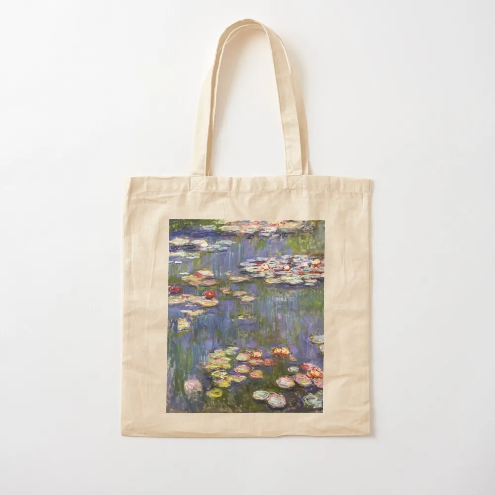 

Water Lilies, Claude Monet Tote Bag women bag Custom bag Gift Canvas Tote