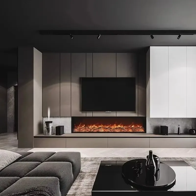 High-End Electronic Fireplace Core Simulated Flame Living Room Decoration TV Cabinet Corner Villa HomeX14