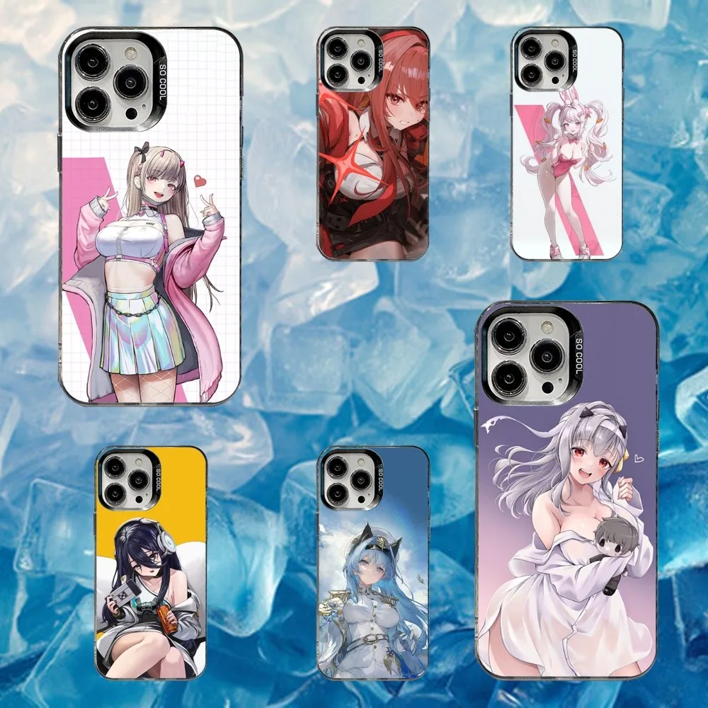 

G-Goddess Of Victory NIKKE Phone Case For iPhone 16,15,14,13,12,11,Mini,Pro,SE,MAX White Matte Shockproof Cover