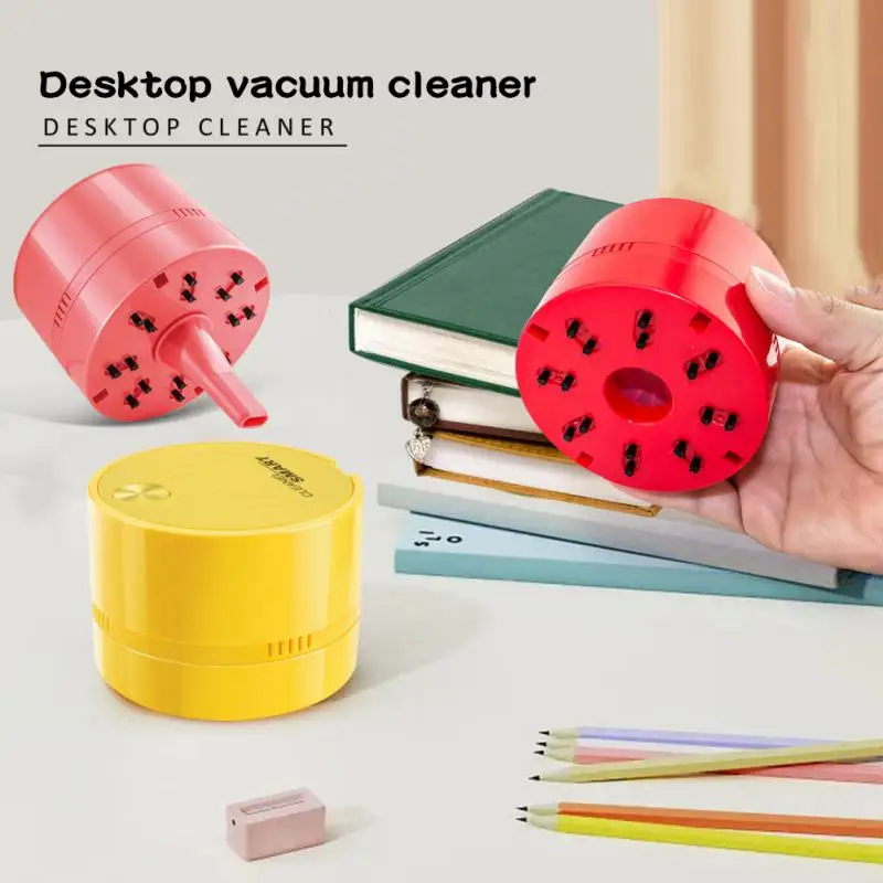 Desk Vacuum Cleaner Mini Table Vacuum Cleaner Mini Energy Saving Quiet Pick Up Tiny Crumbs Flakes for Drawer Desktop Countertop